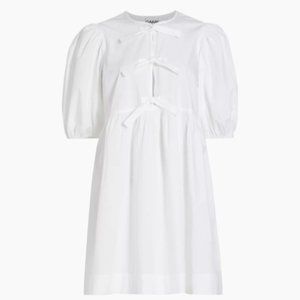 Ganni Puff Sleeve Minidress/GER 32 US 0